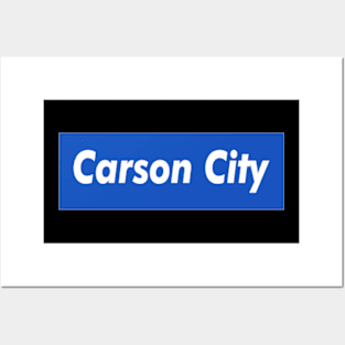 Carson City Box Logo Posters and Art